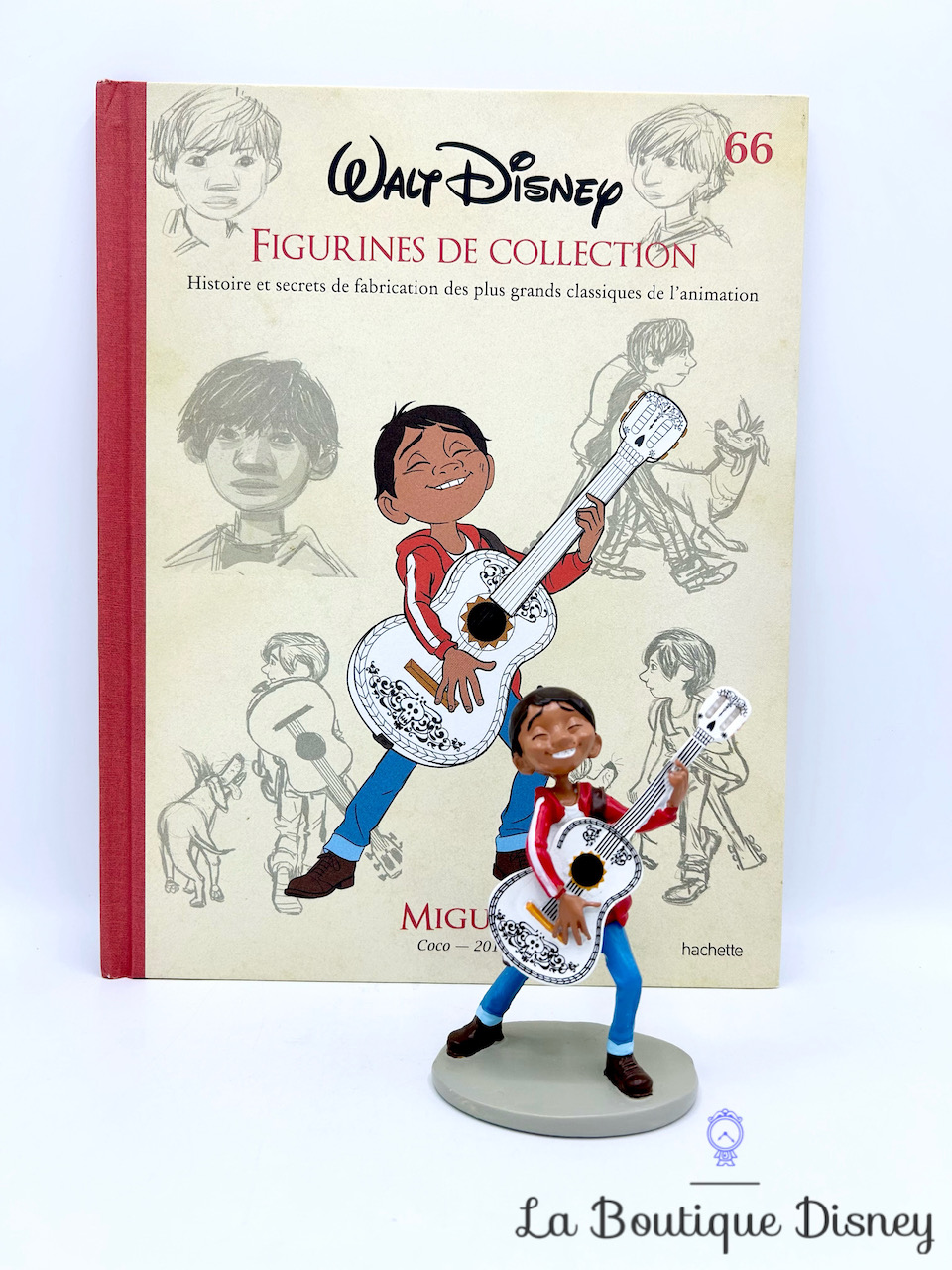 Livre Figurines de collection Miguel Disney Hachette 66 Encyclopédie résine Coco