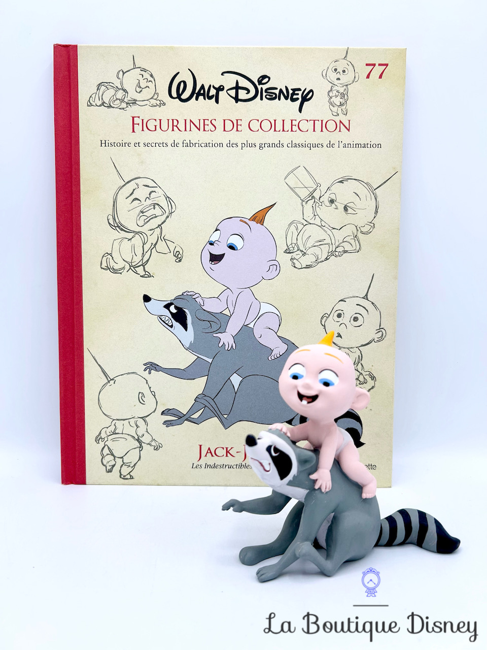 Livre Figurines de collection Jack Jack Disney Hachette 77 Encyclopédie résine Les Indestructibles 2