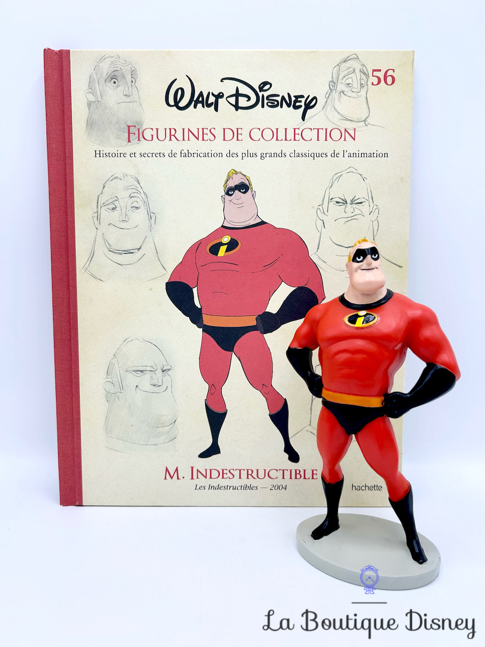 Livre Figurines de collection M. Indestructible Disney Hachette 56 Encyclopédie résine Les Indestructibles