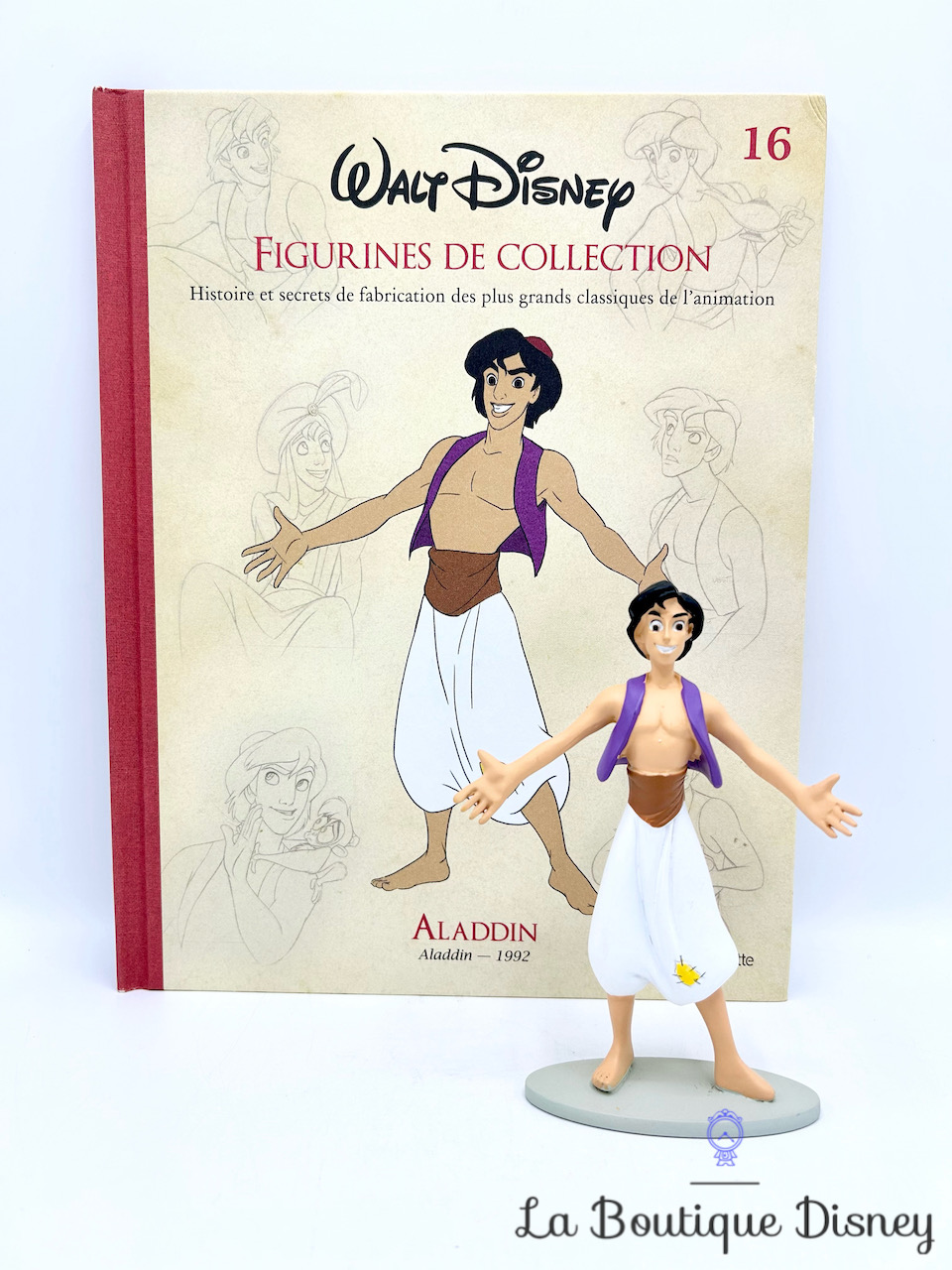 Livre Figurines de collection Aladdin Disney Hachette 16 Encyclopédie résine