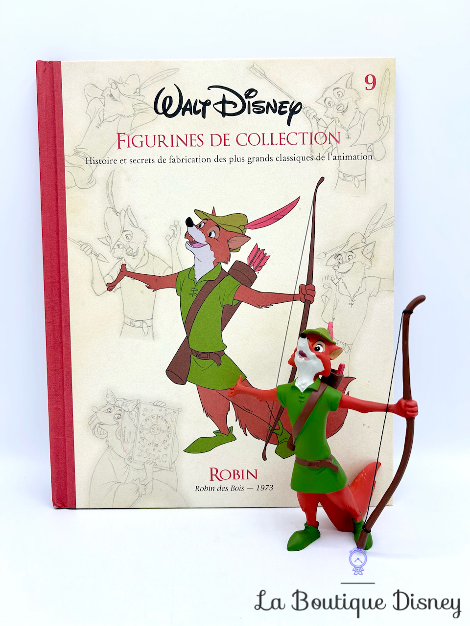Livre Figurines de collection Robin des Bois Disney Hachette 9 Encyclopédie résine