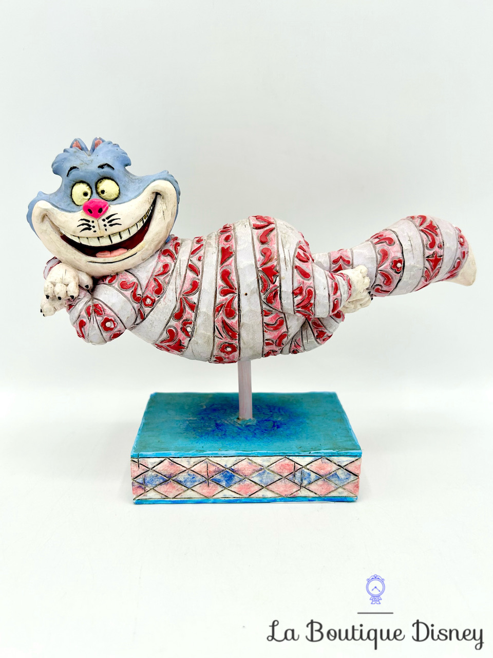 Figurine Jim Shore Chat Cheshire Alice aux pays des merveilles Disney Traditions Showcase Collection 4007211 Grinning Cheshire