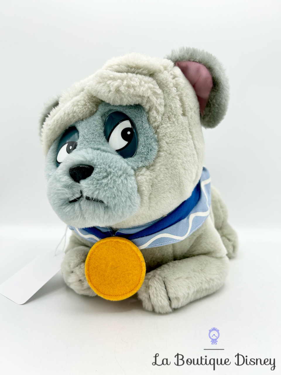 peluche-percy-chien-pocahontas-disney-vintage-gris-collier-1