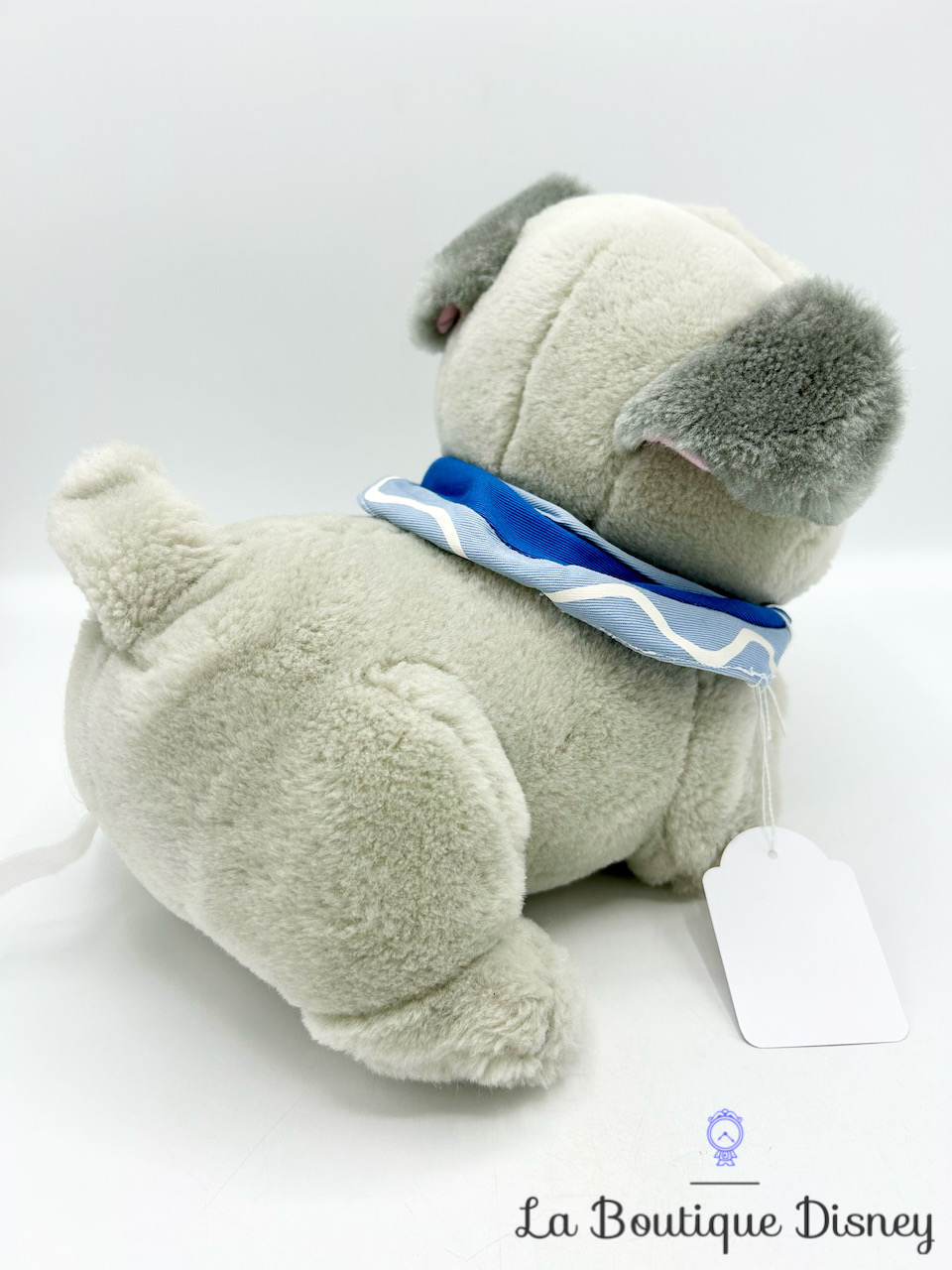 peluche-percy-chien-pocahontas-disney-vintage-gris-collier-4
