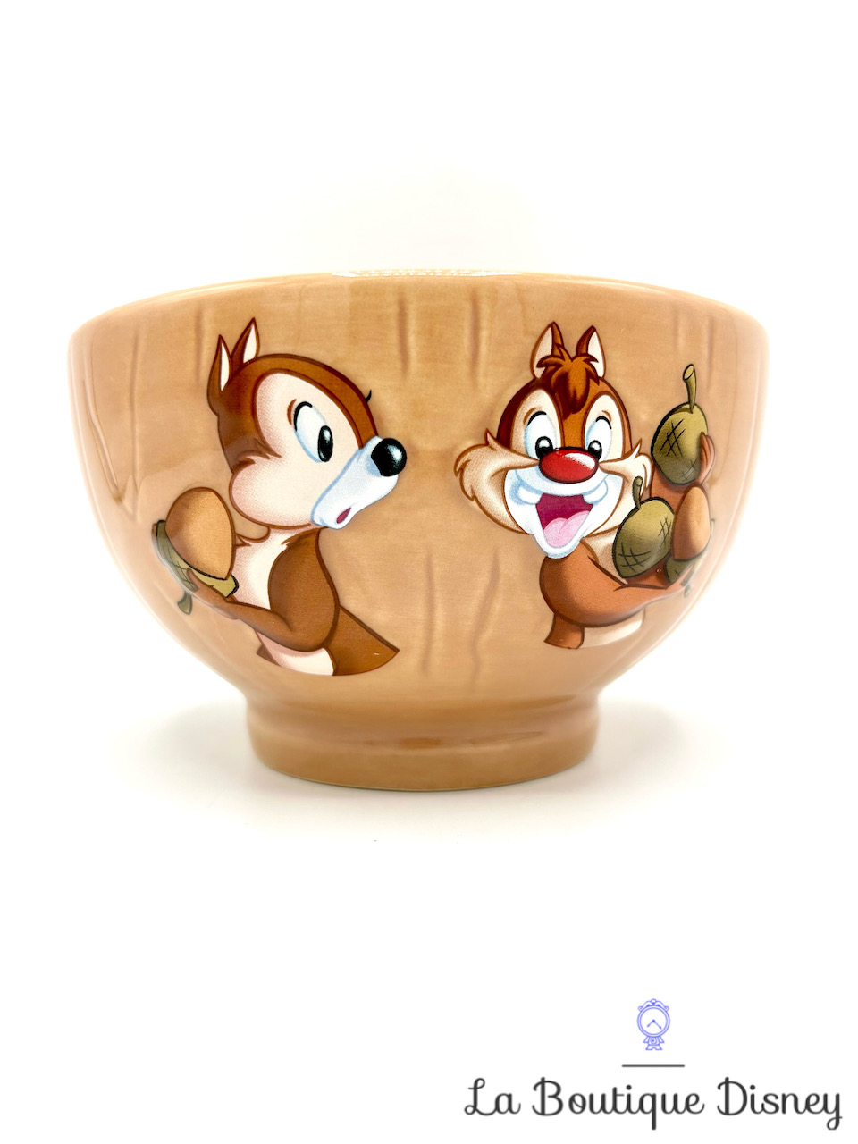 Bol Tic et Tac Disneyland Paris mug Disney écureuils marrons noisettes relief 3D