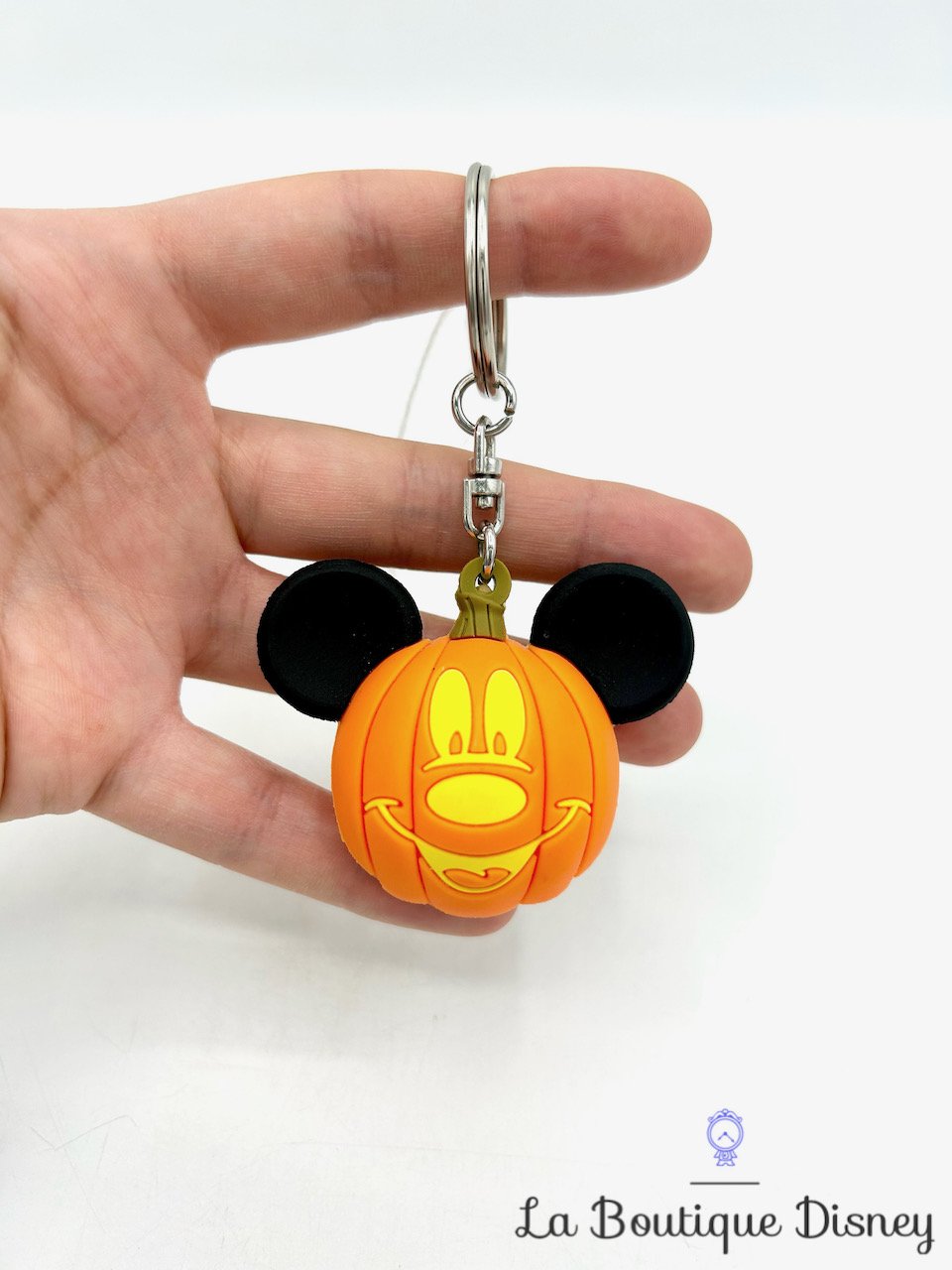 Porte clés Mickey Mouse Citrouille Trick or Treat Disneyland Paris Disney Halloween plastique