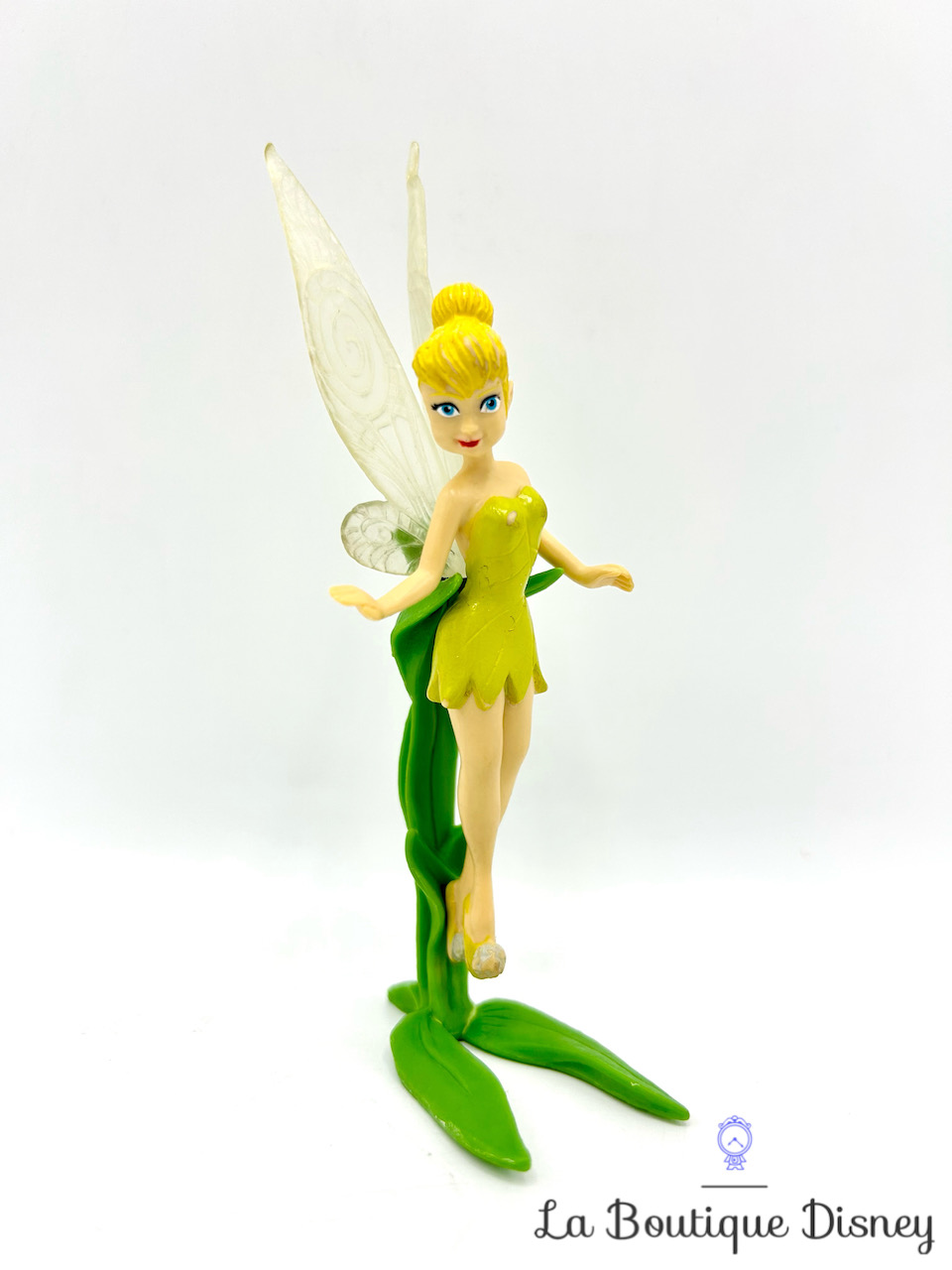Figurine Fée Clochette Bully Disney Peter Pan socle vert 9 cm