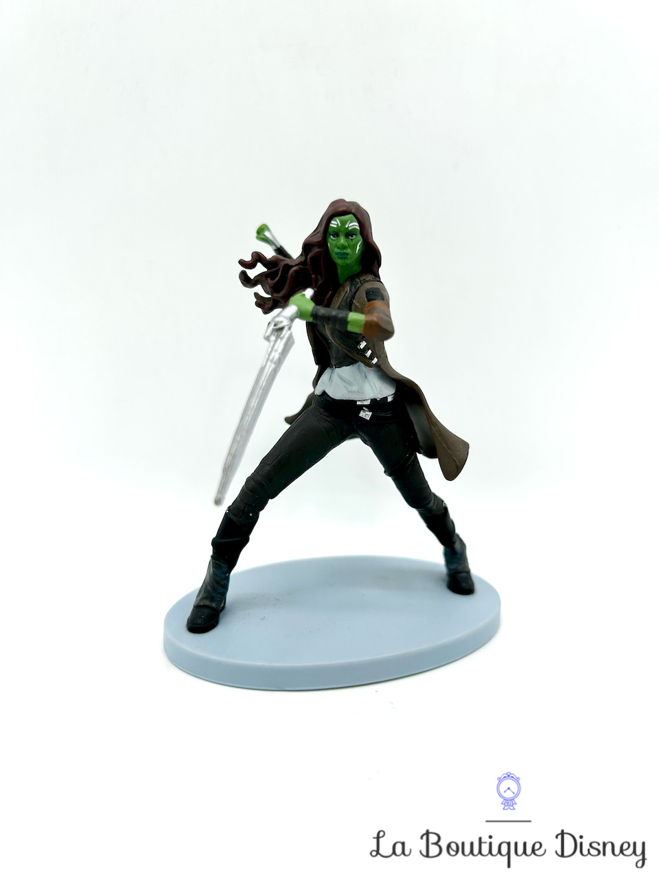 Figurine Gamora les Gardiens de la Galaxie Disney Store Playset visage vert 8 cm