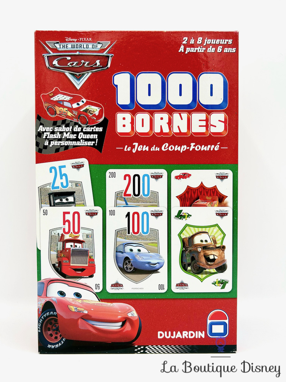 Jeu de société 1000 Bornes The World of Cars Disney Pixar Dujardin