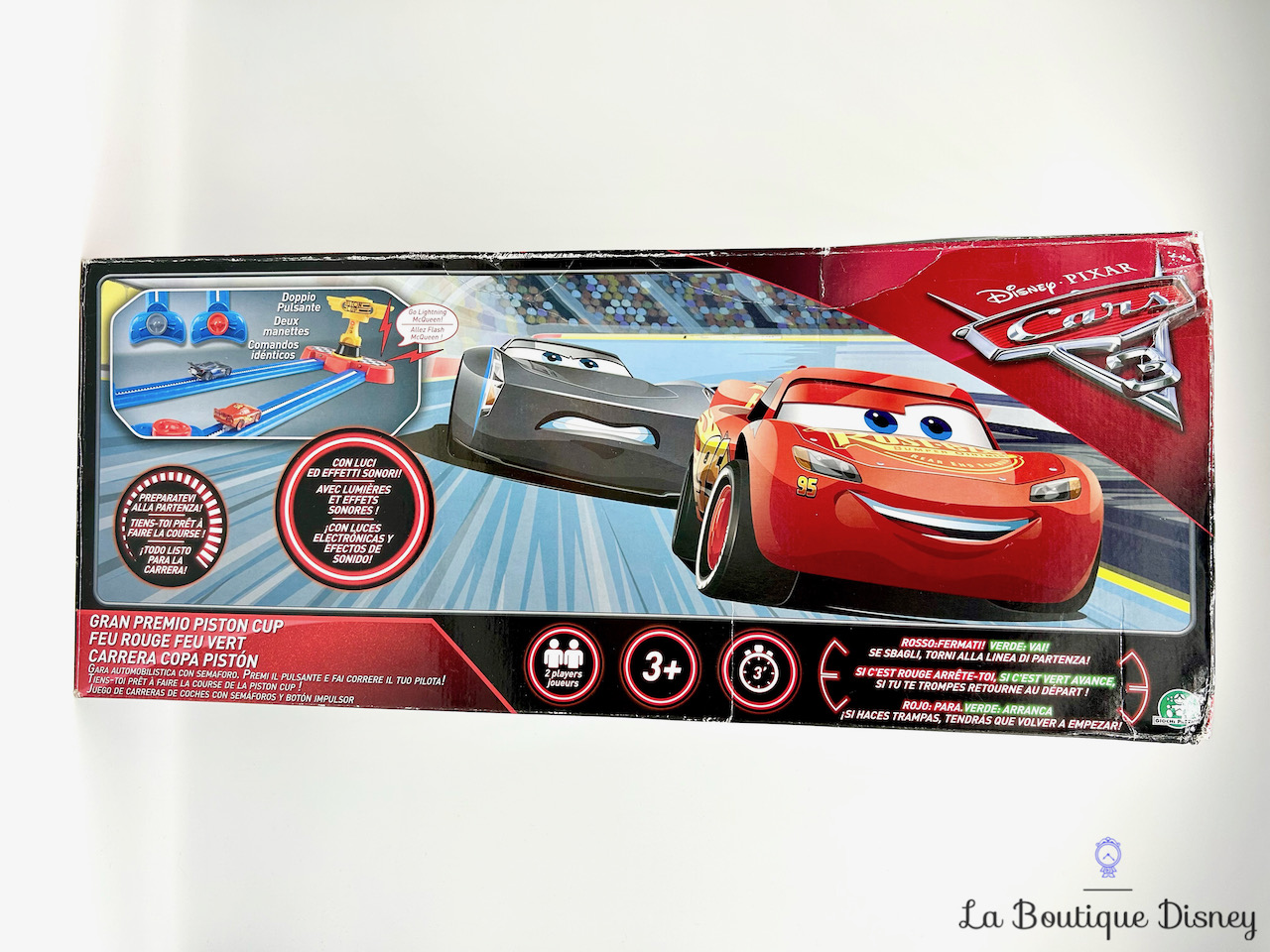 Jouet Circuit Feu Rouge Feu Vert Cars 3 Disney Pixar Giochi Preziosi voitures Piston Cup