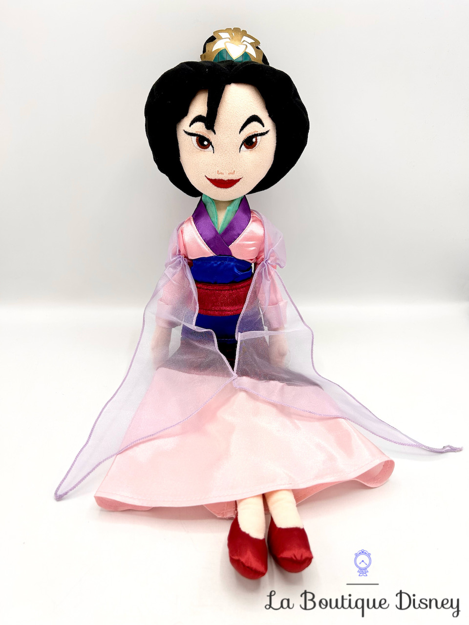 Poupée chiffon Mulan Mariage Disney Store peluche princesse chinoise 52 cm