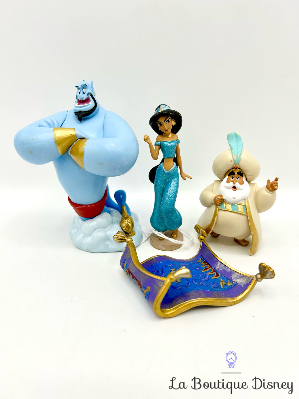 Figurines Aladdin Playset Disney Store Génie Jasmine Tapis Sultan