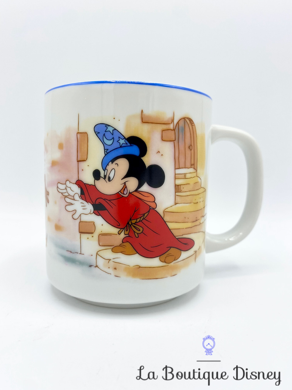 Tasse Fantasia The Walt Disney Company Japan Mug Mickey sorcier balai vintage