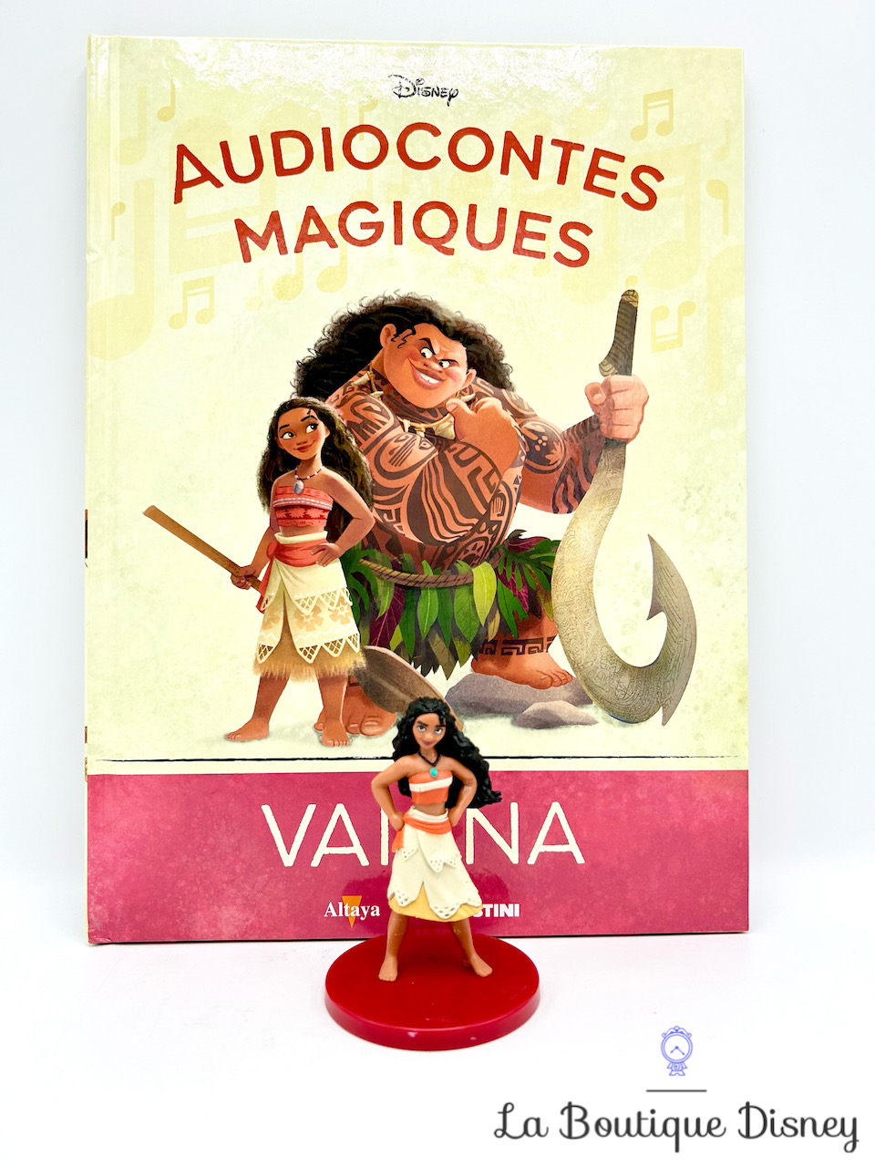 Livre Audiocontes Magiques Vaiana Disney Altaya encyclopédie figurine