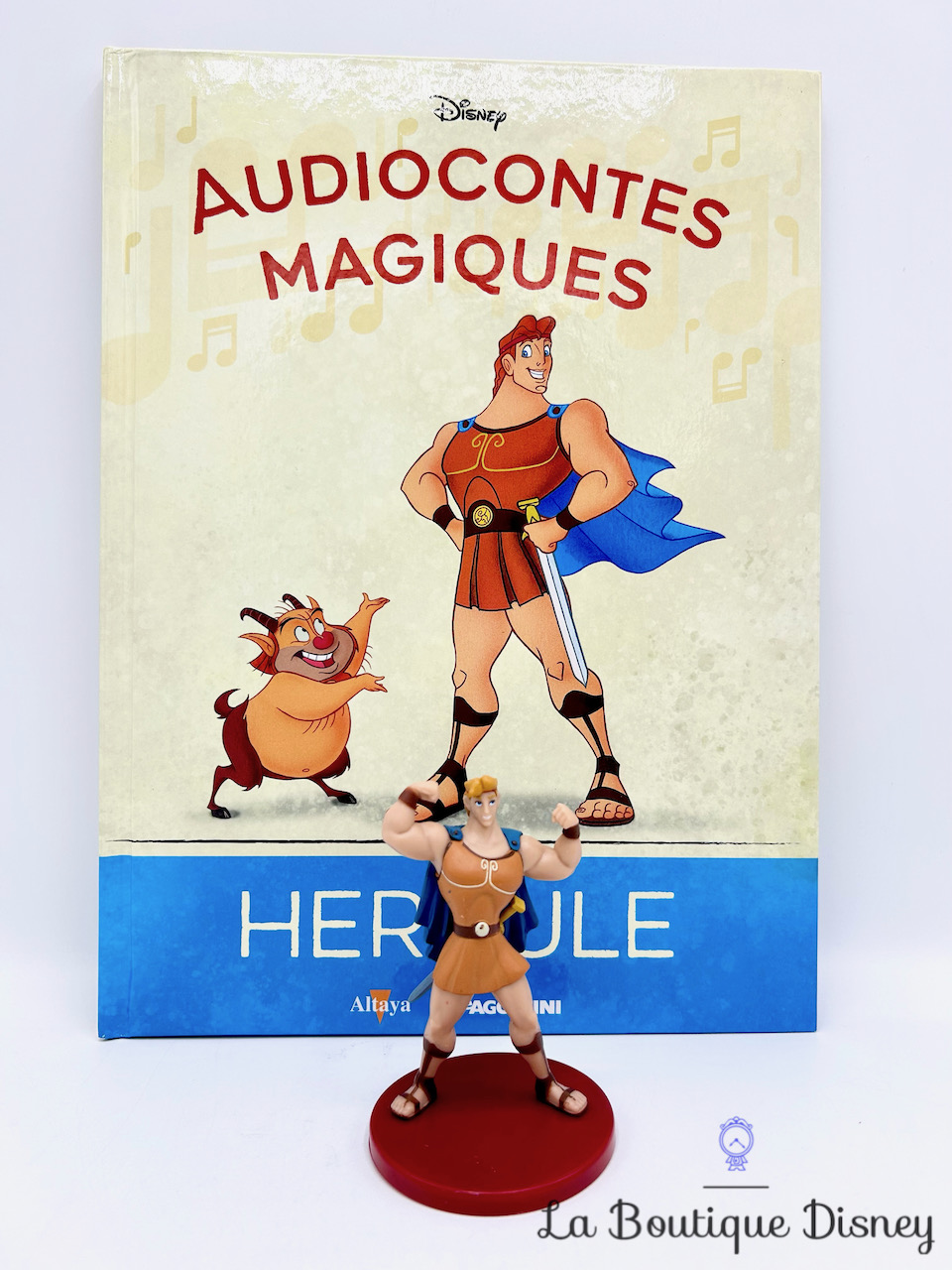 Livre Audiocontes Magiques Hercule Disney Altaya encyclopédie figurine