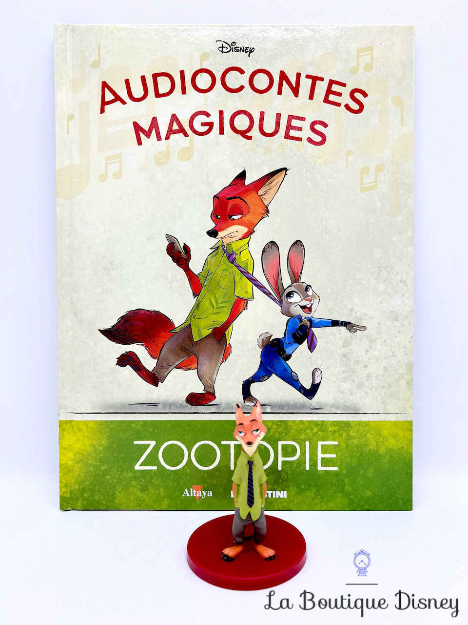 Livre Audiocontes Magiques Zootopie Disney Altaya encyclopédie figurine