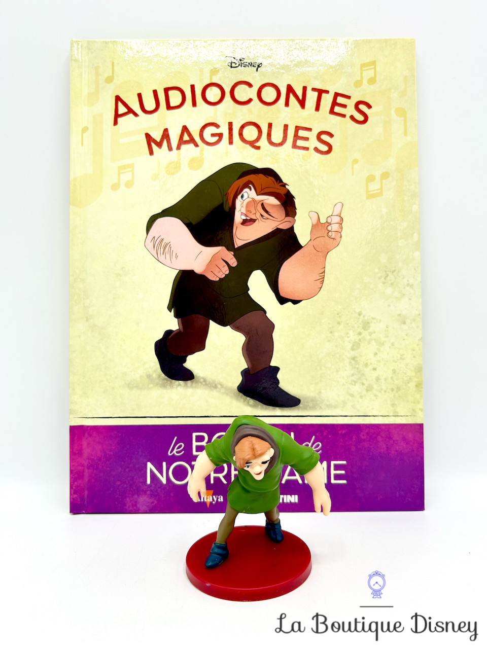 Livre Audiocontes Magiques Le Bossu de Notre Dame Disney Altaya encyclopédie figurine