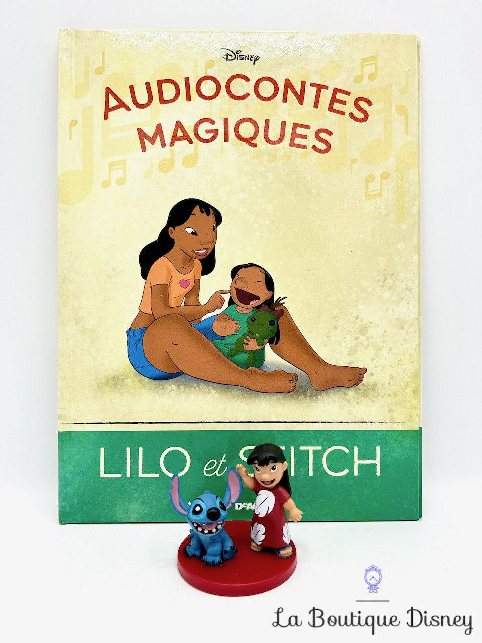 Livre Audiocontes Magiques Lilo et Stitch Disney Altaya encyclopédie figurine