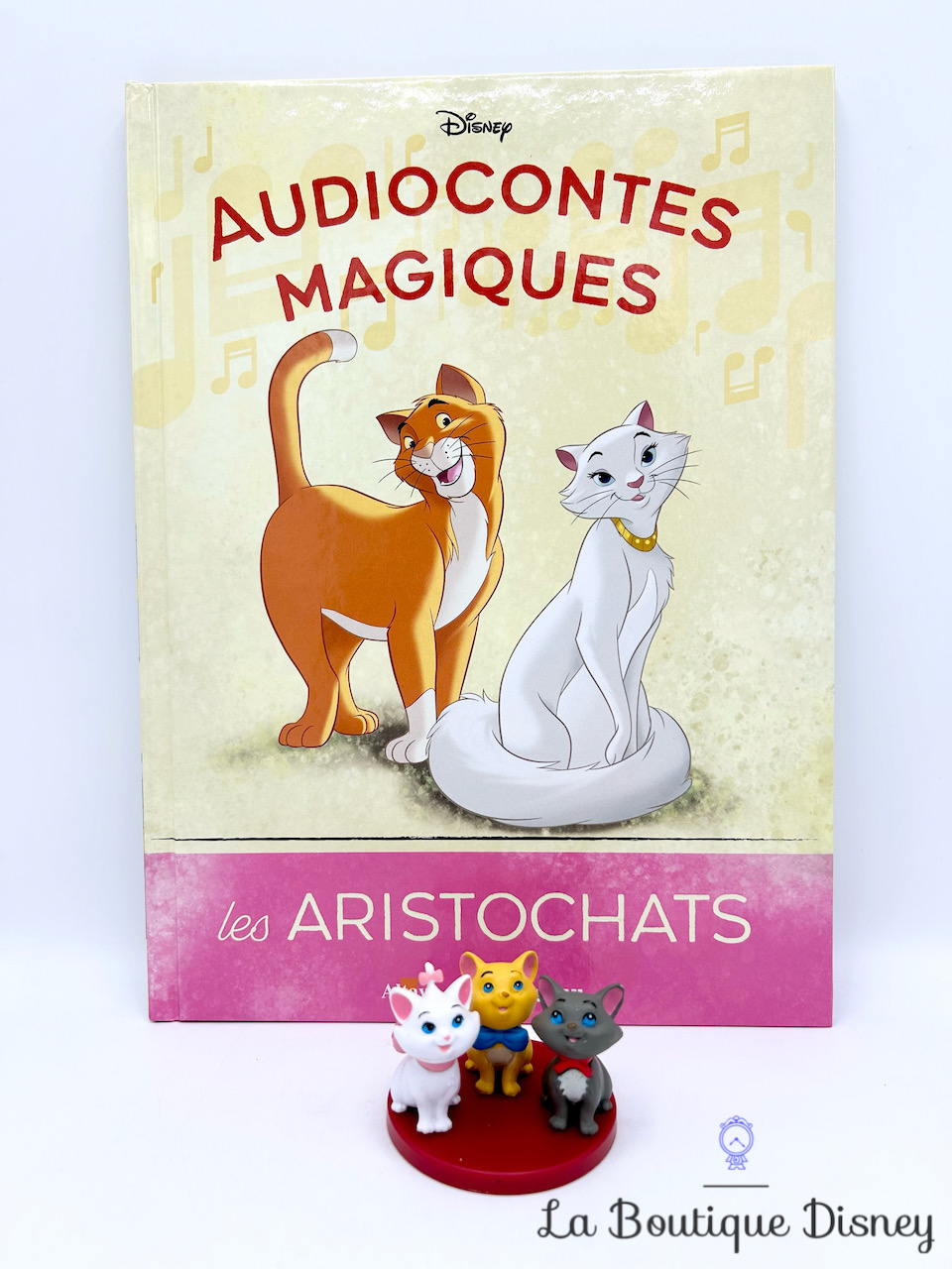 Livre Audiocontes Magiques Les Aristochats Disney Altaya encyclopédie figurine