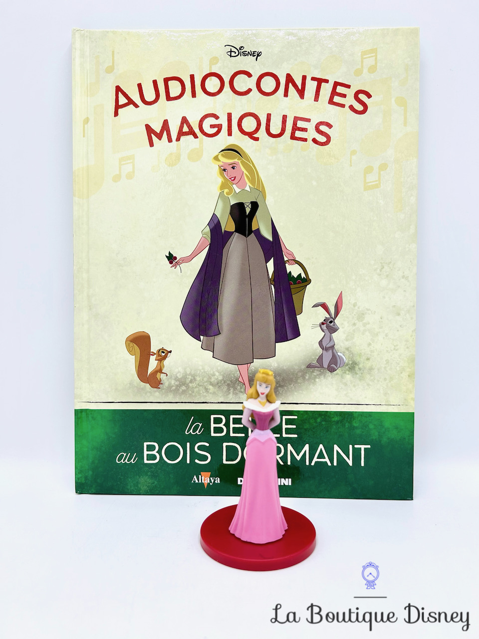 Livre Audiocontes Magiques La Belle au Bois Dormant Disney Altaya encyclopédie figurine