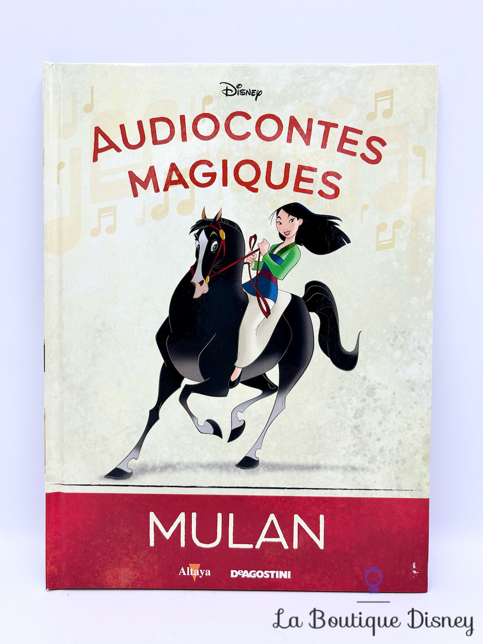 Livre Audiocontes Magiques Mulan Disney Altaya encyclopédie