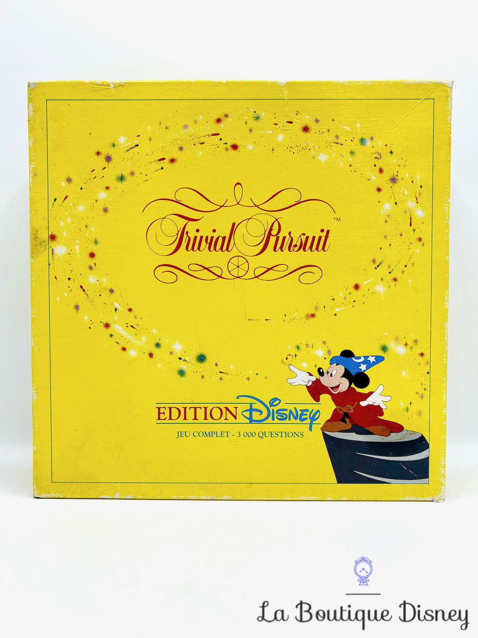 Jeu de société Trivial Pursuit Disney 1992 Première édition jaune vintage