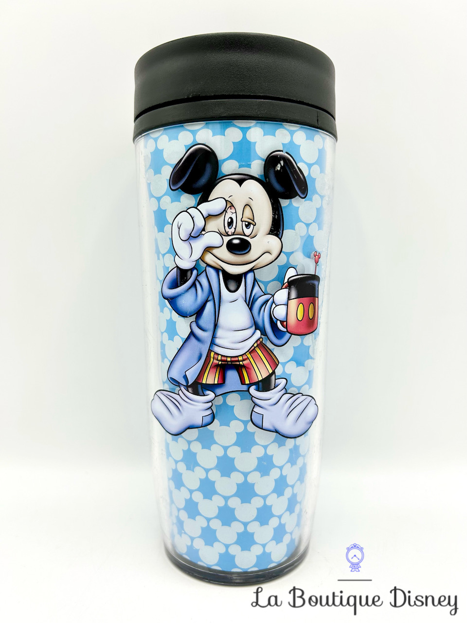 Thermos Mickey Mouse Some Mornings are Rough Disney Parks mug voyage Disneyland Paris bleu matin