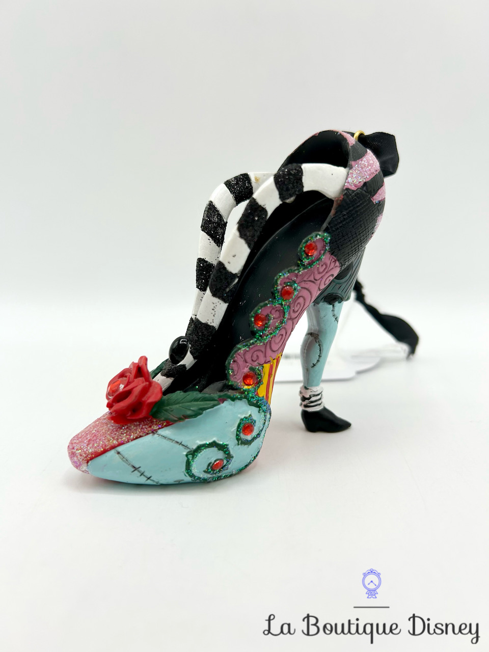 Ornement Noël Mini Chaussure Sally décorative Disney Parks Disneyland Mr Jack Runway Shoe boule suspension