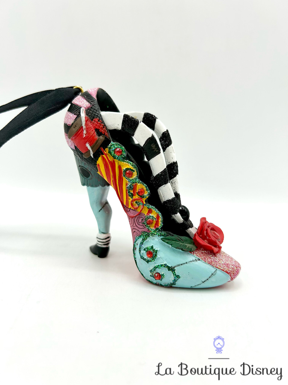 Ornement Noël Mini Chaussure Sally décorative Disney Parks Disneyland Mr Jack Runway Shoe boule suspension