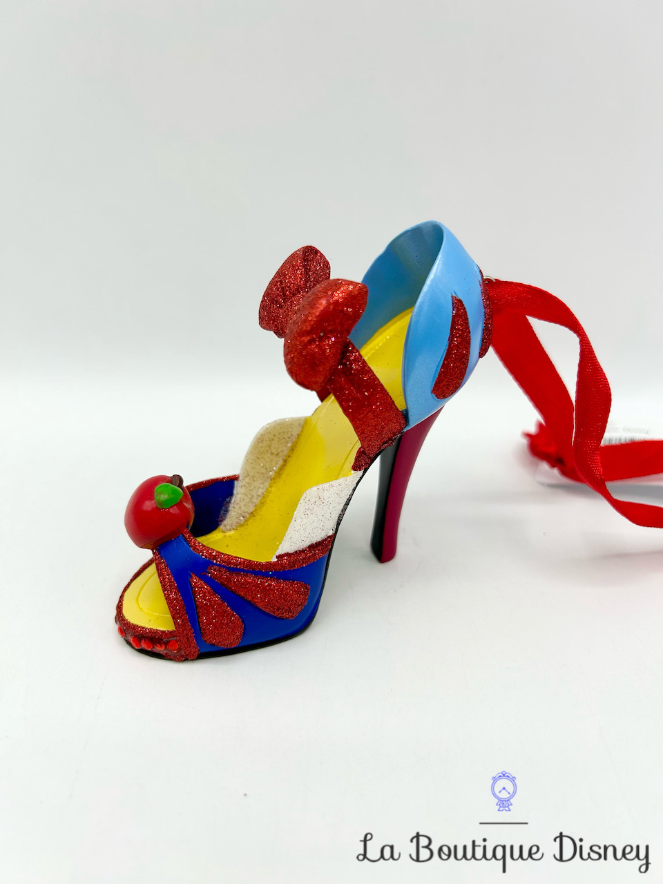 Ornement Noël Mini Chaussure Blanche Neige décorative Disney Parks 2016 Disneyland Snow White Runway Shoe boule suspension