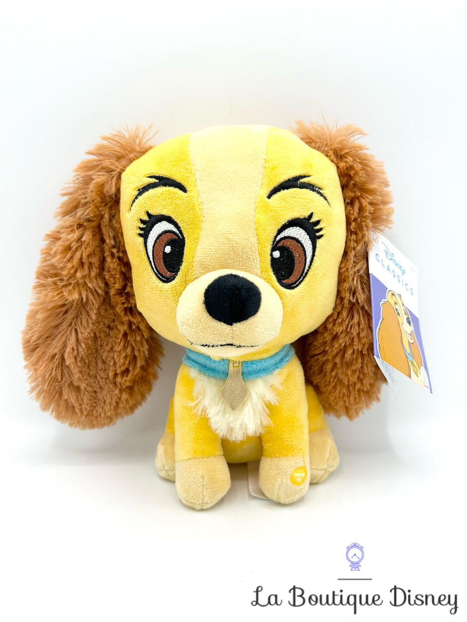Peluche sonore Lady La Belle et le Clochard Disney Classics Sambro interactive chien bonnet 22 cm