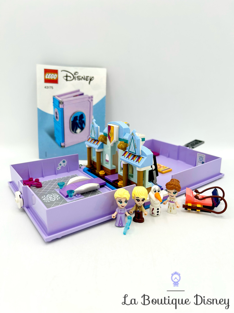 Jouet LEGO 43175 Les aventures d\'Anna et Elsa dans un livre de contes Disney Frozen La reine des neiges