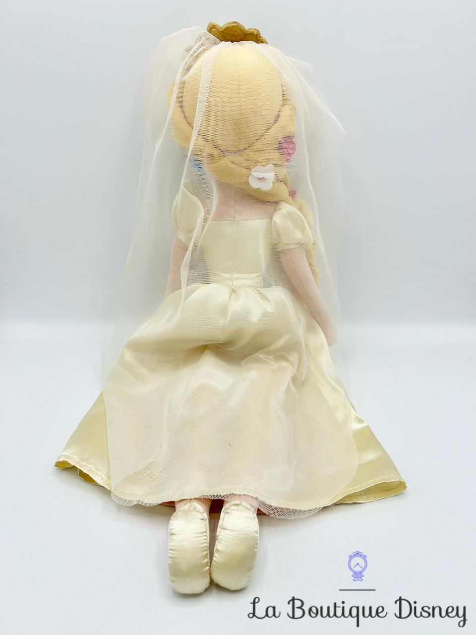 Poupée chiffon Raiponce mariée Disney Store 2016 peluche princesse