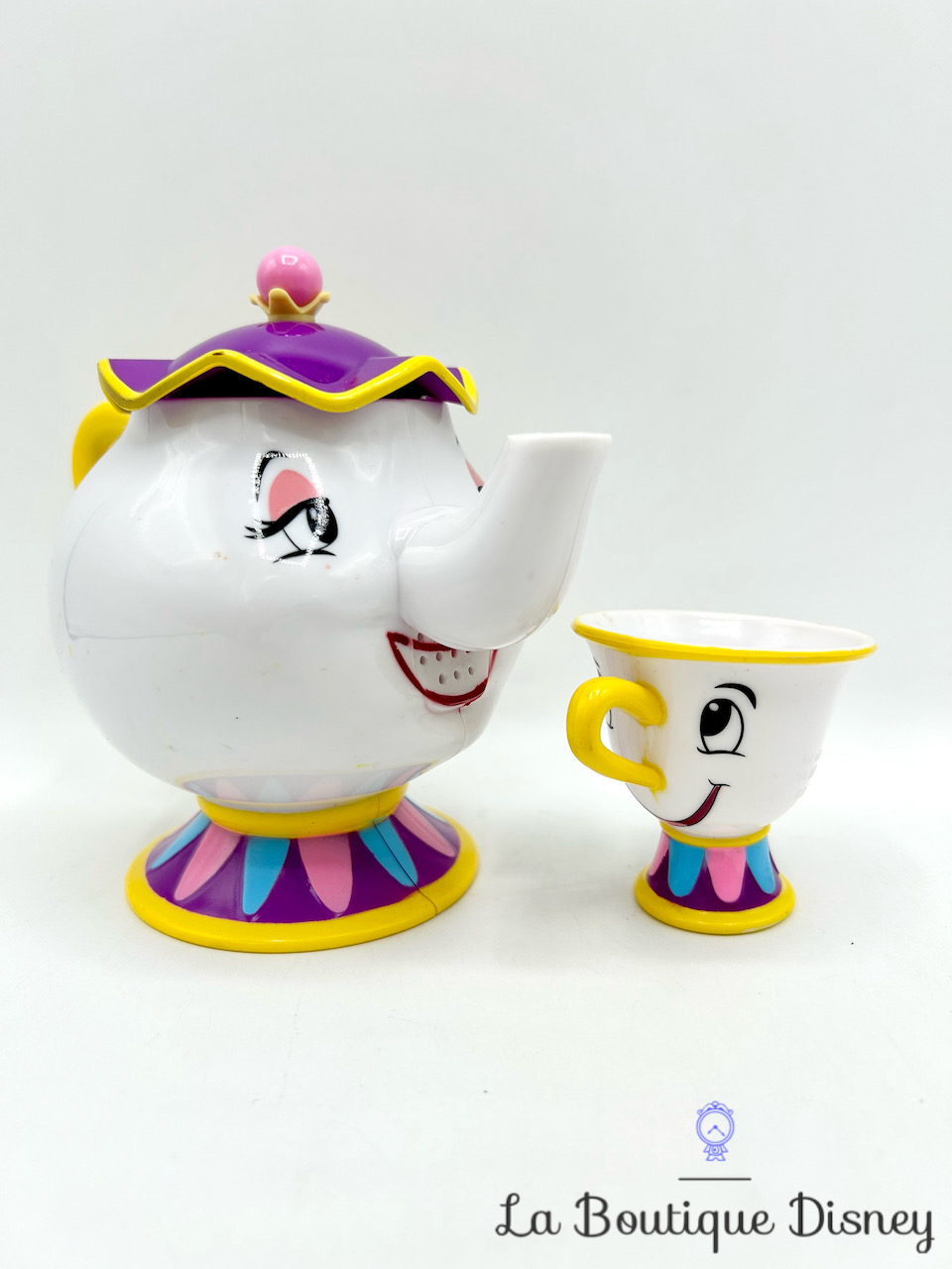 Figurines sonores Madame Samovar Zip La belle et la bête Disney Store tasse théière