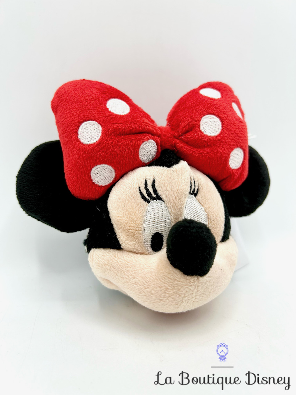 Porte monnaie Minne Mouse Disneyland Paris Disney tête noeud rouge pois blancs