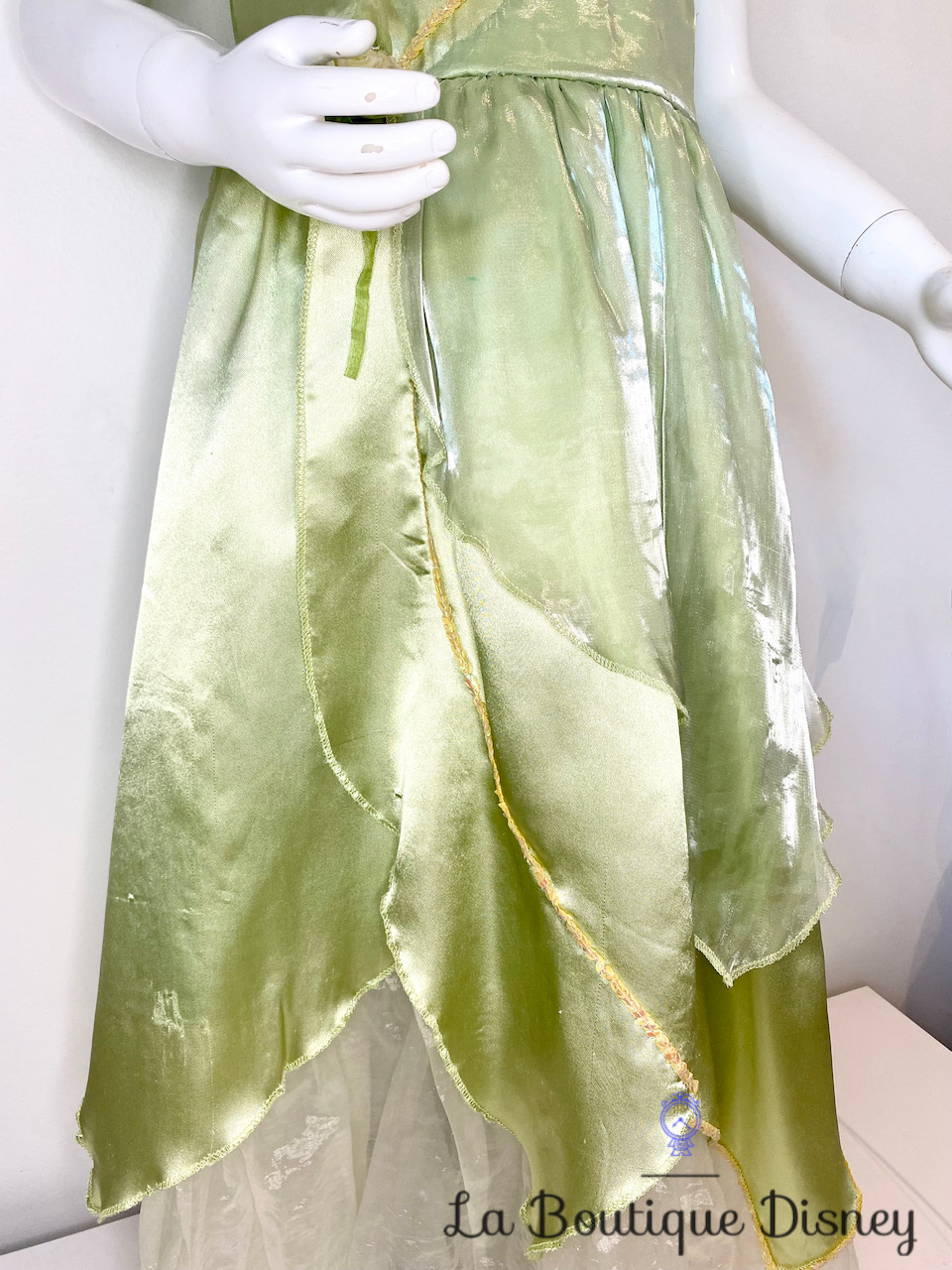 Robe de Princesse Tiana Fille Déguisement Princesse Grenouille Cost