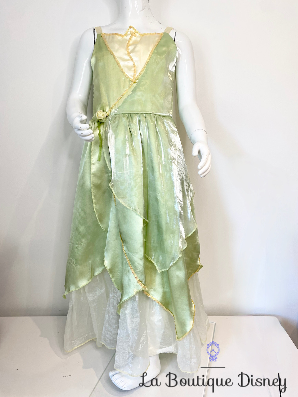 Déguisement Tiana La princesse et la grenouille Disney Store taille 9-10  ans robe verte princesse