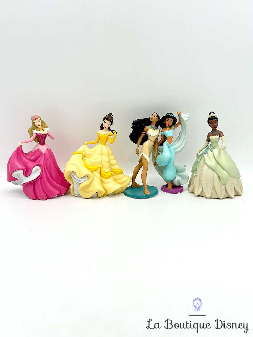 Coffret de Figurines Princesses Playset Disney Store Aurore Belle Pocahontas Jasmine Tiana