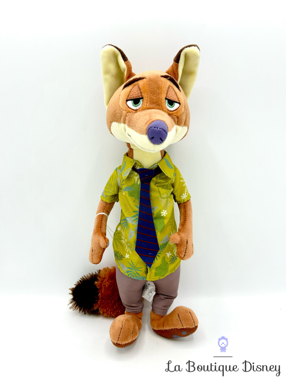 Peluche Nick Wilde Zootopie Disney Nicotoy renard cravate 32 cm