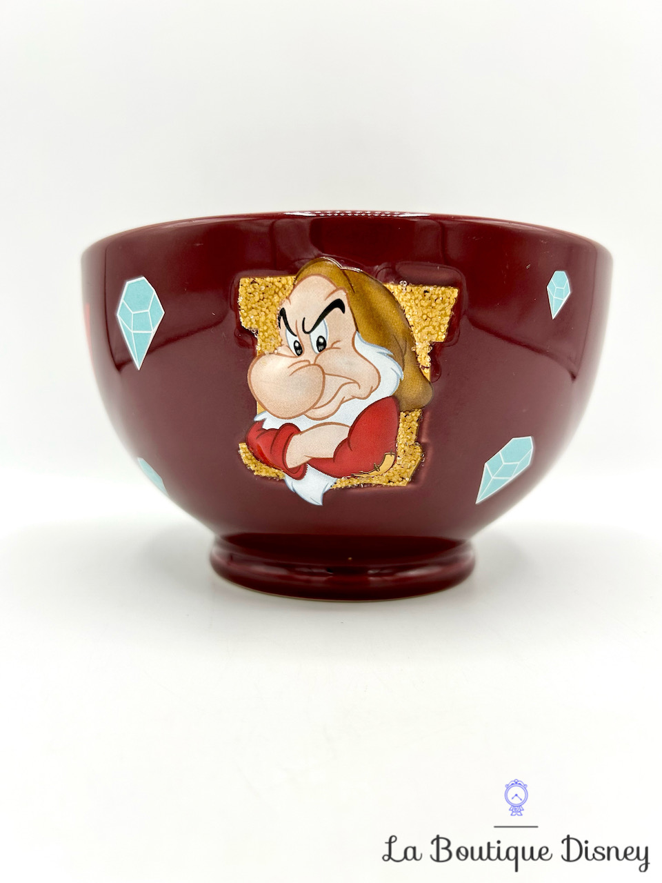 Bol Grincheux Grumpy Diamants Disneyland Paris mug Disney bordeaux Blanche Neige et les sept nains