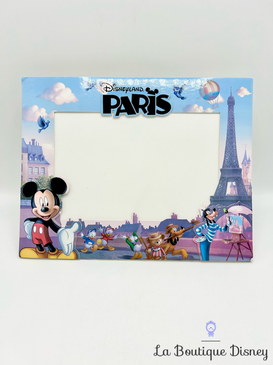 Cadre photo Mickey Mouse Tour Eiffel Disneyland Paris Disney carton Dingo Pluto Duffy