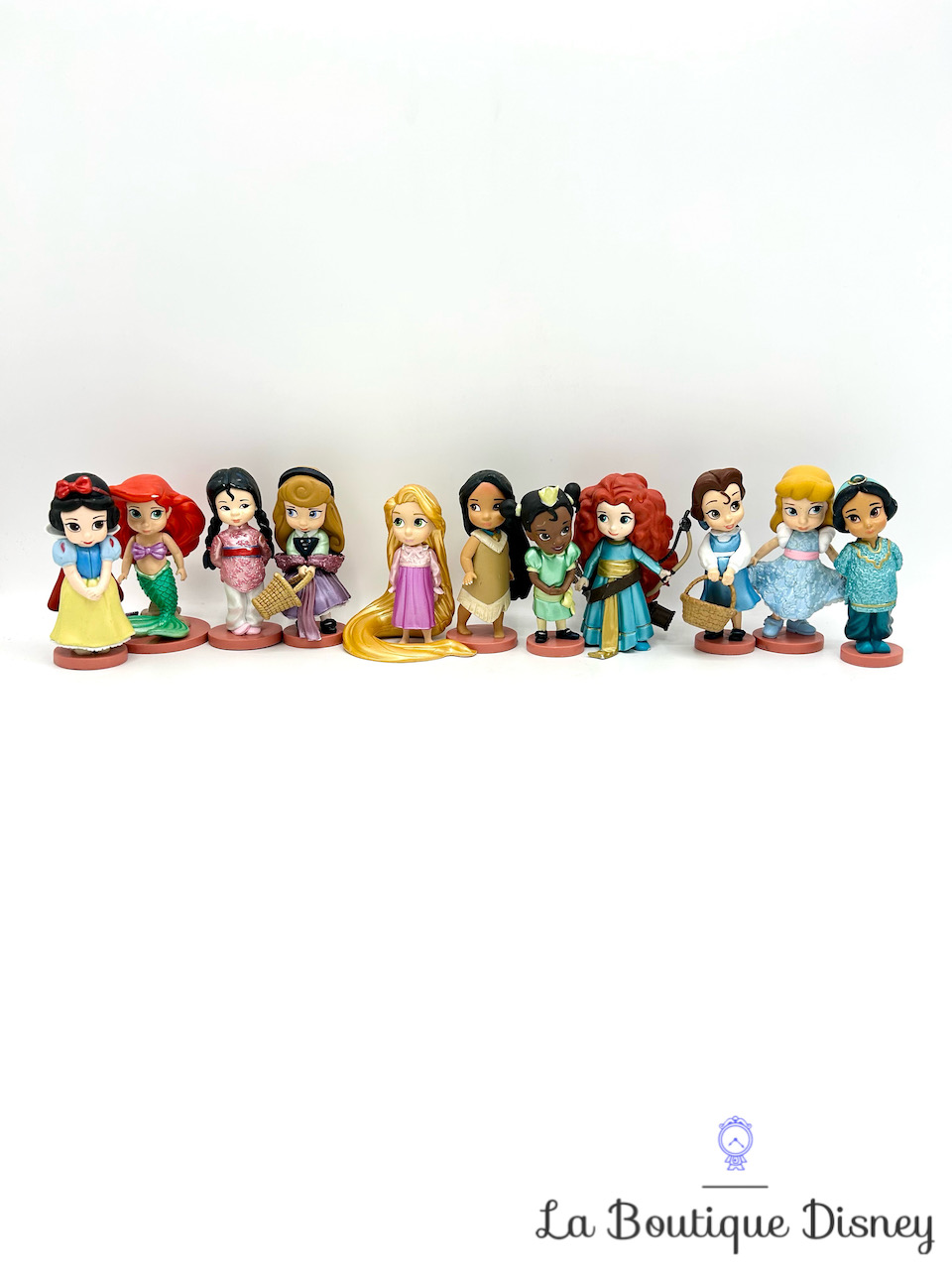 Figurines Princesses Animators Collection Playset Disney Store 2016 Ensemble de jeu de luxe 8 cm