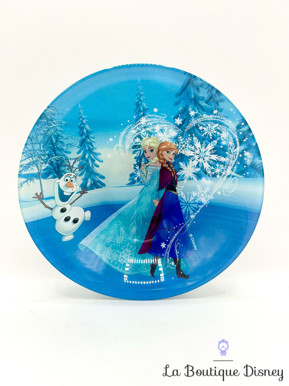 Assiette creuse Elsa Anna Olaf La Reine des Neiges Disney Luminarc forêt neige