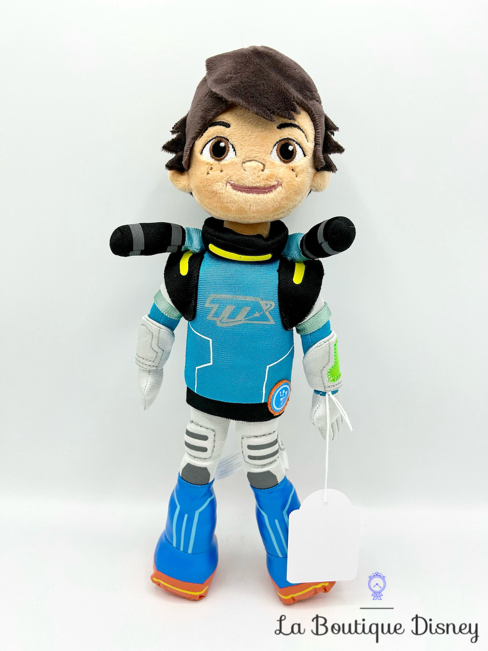 Peluche Miles Callisto Disney Store 2015 Miles From Tomorrow garçon combinaison 34 cm