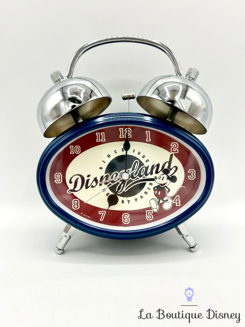 Réveil Mickey Mouse since 1992 Disneyland Paris Disney horloge bleu bordeaux
