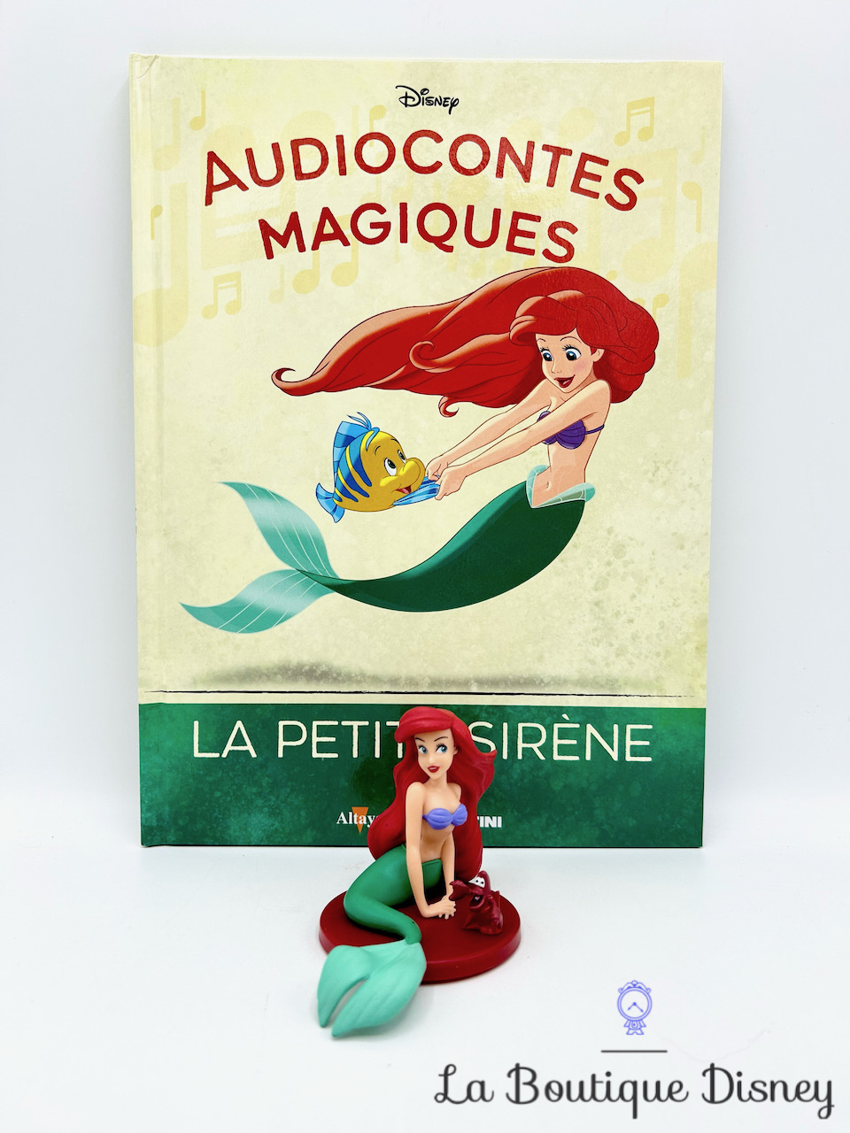 Livre Audiocontes Magiques La petite sirène Disney Altaya encyclopédie figurine