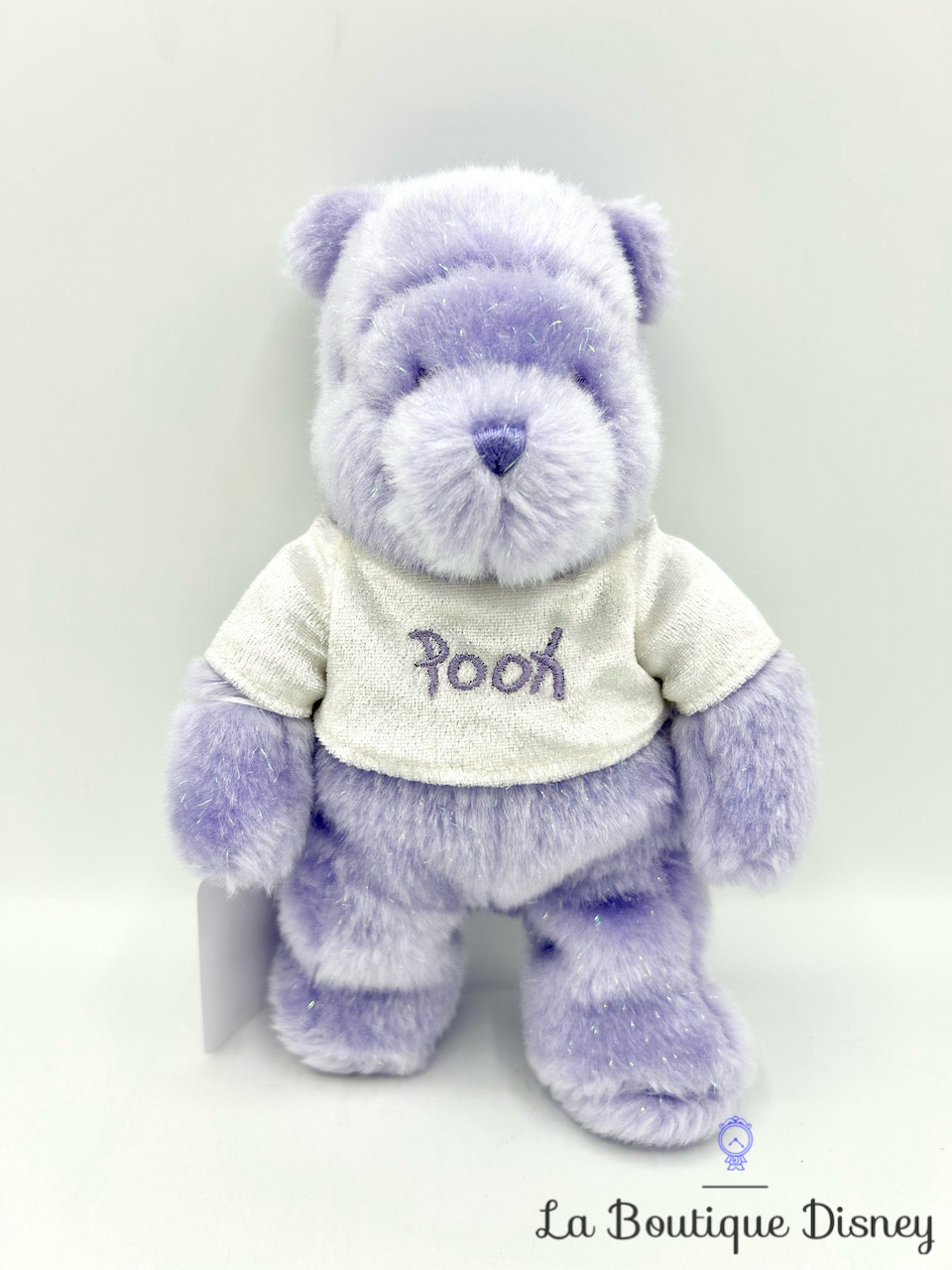 Peluche Winnie l\'ourson violet Disney Store Pooh 22 cm