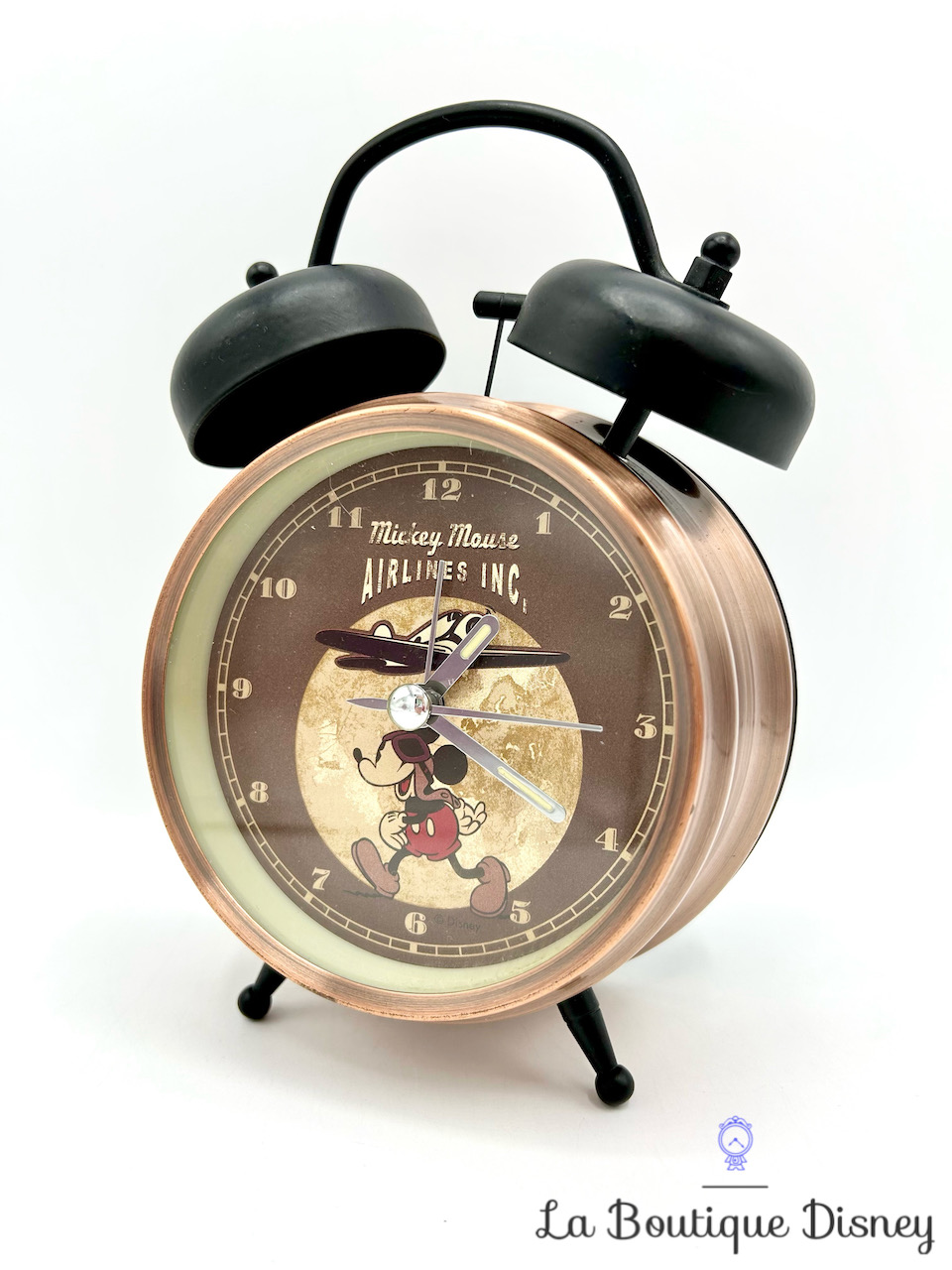 réveil-mickey-mouse-airlines-disney-horloge-vintage-aviateur-0