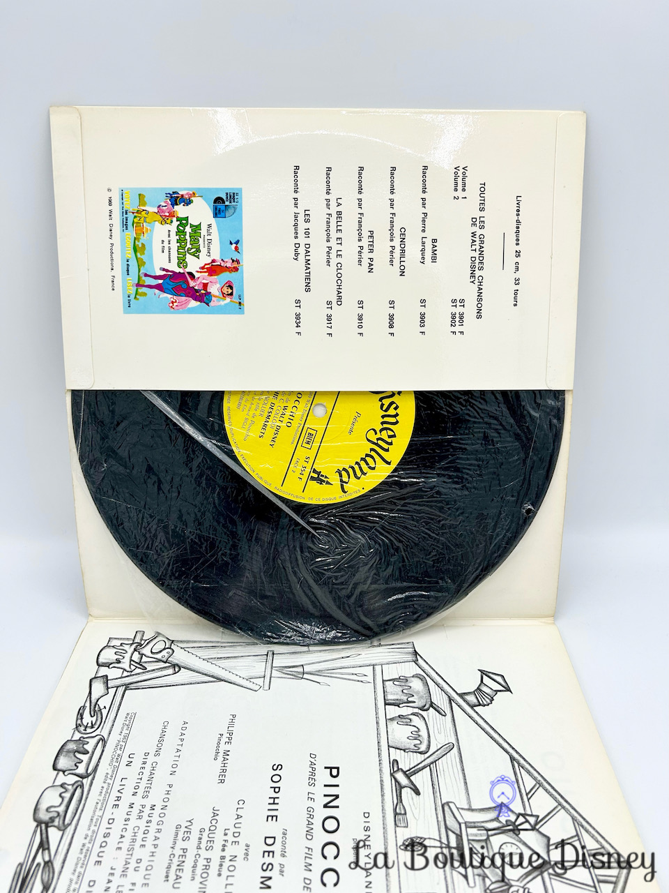 livre-disque-33-tours-pinocchio-disneyland-record-vintage-0