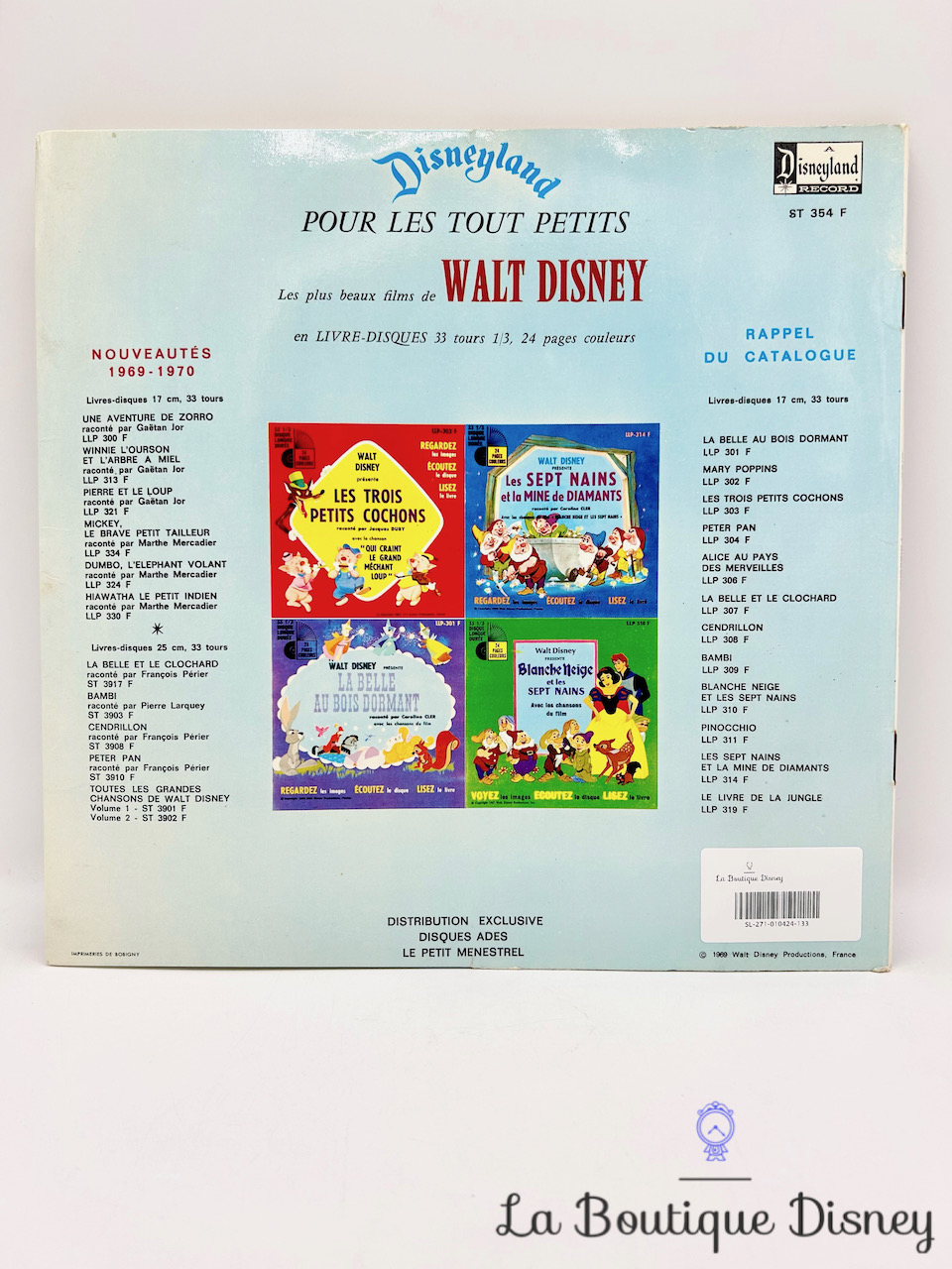 livre-disque-33-tours-pinocchio-disneyland-record-vintage-1